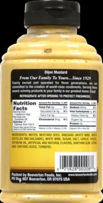 Beaver Brand Mustard Hot Dijon Bottle - 12.5 Oz - Image 3