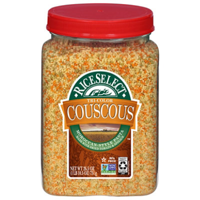 Rice Select Couscous Tri-Color Jar - 26.5 Oz - Image 1