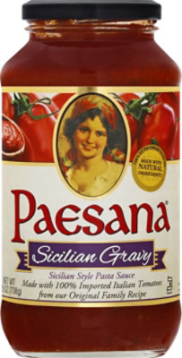 Paesana Pasta Sauce Sicilian Gravy Sicilian Style - 25 Oz - Image 2