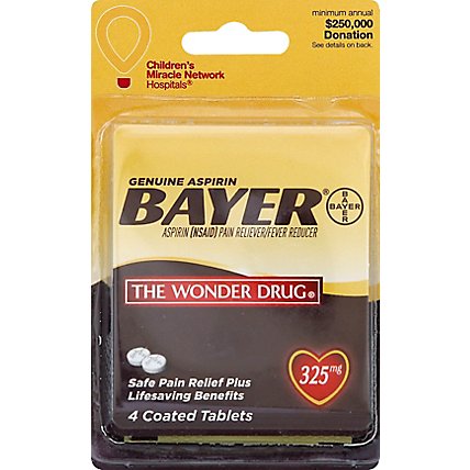 Convenience Valet Bayer Aspirin - 4 Count - Image 2