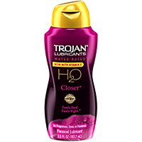 Trojan Water Based H2O Closer Personal Lubricant - 5.5 Oz - Image 1