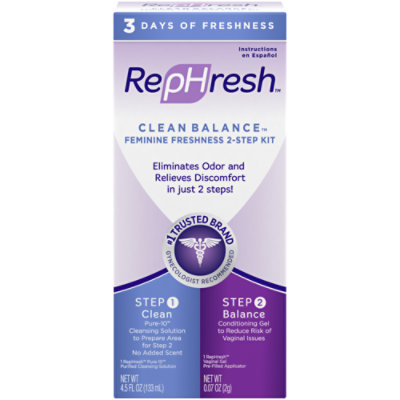 Rephresh Kit Clean Balance Feminine Frs - 4.57 Oz