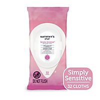 Summers Eve Cleansing Cloths for Sensitive Skin Simply Sensitive - 32 Count - Image 1