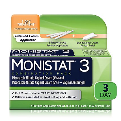 Monistat 3 Cream Combo Pack - Each - Image 2