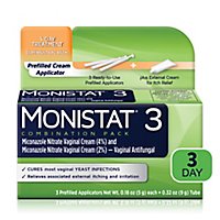 Monistat 3 Cream Combo Pack - Each - Image 2