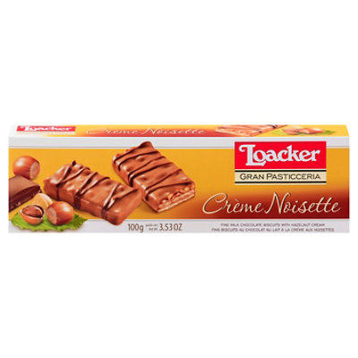 Loacker Gran Pasticceria Biscuits Creme Noisette - 3.53 Oz - Image 3