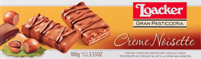 Loacker Gran Pasticceria Biscuits Creme Noisette - 3.53 Oz - Image 2