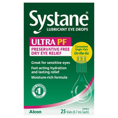 Systane Eye Drops Ultra Lubricant Unit Dose 25 Count - .7 Ml - Image 2