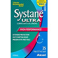 Systane Eye Drops Ultra Lubricant Unit Dose 25 Count - .7 Ml - Image 1