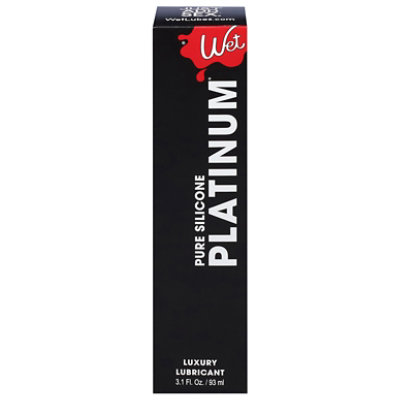 Wet Platinum Premium Personal Lubricant - 3.1 Oz - Image 1