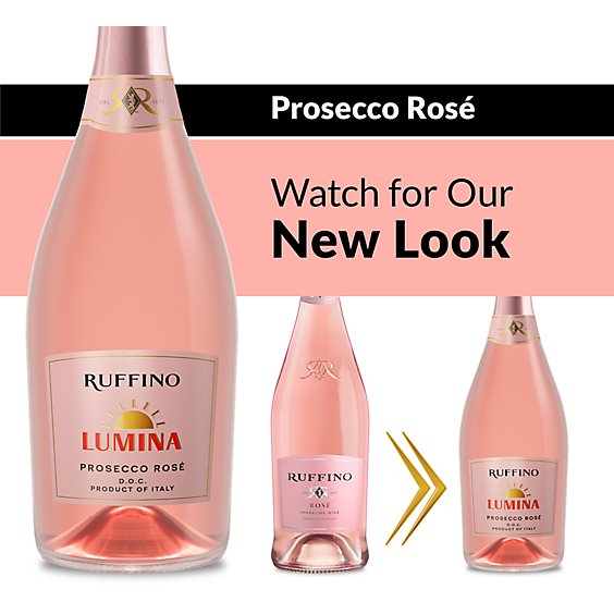 Ruffino Prosecco DOC Italian Rose Sparkling Wine - 750 Ml