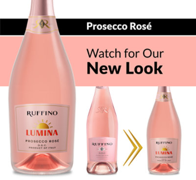 Ruffino Prosecco DOC Italian Rose Sparkling Wine - 750 Ml