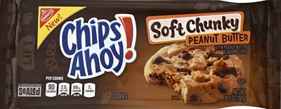  Chips Ahoy! Cookies Soft Chunky Peanut Butter - 10.5 Oz 
