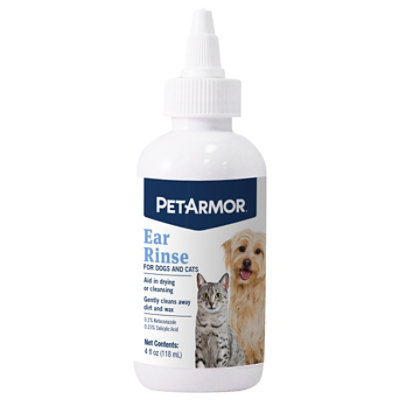 PetArmor Ear Rinse For Dogs Cats Bottle 4 Fl. Oz. Albertsons