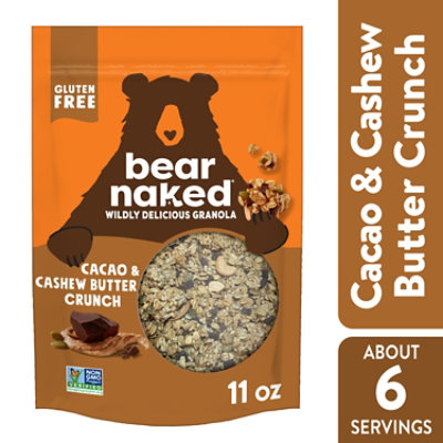 Bear Naked Granola Cereal Vegan and Gluten Free Cacao and Cashew Butter - 11 Oz - Image 1