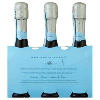 La Marca Prosecco Sparkling Wine Single Serve Bottles - 3-187 Ml - Image 5