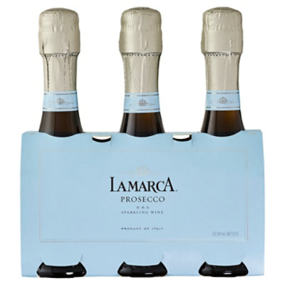 La Marca Prosecco Sparkling Wine Single Serve Bottles - 3-187 Ml - Image 1