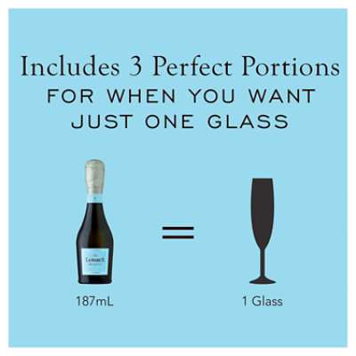 La Marca Prosecco Sparkling Wine Single Serve Bottles - 3-187 Ml - Image 5