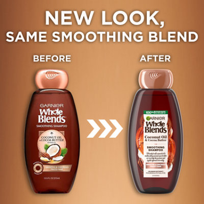 Garnier Whole Blends Smoothing Shampoo Coconut Oil and Cocoa Butter - 12.5 Fl. Oz. - Image 3