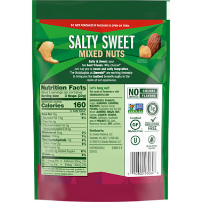 Emerald Mixed Nuts Salty Sweet - 5.5 Oz - Image 9