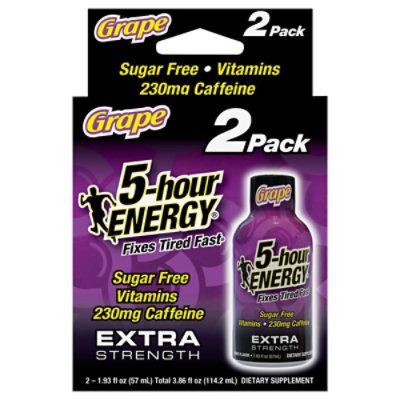5-hour ENERGY Grape Extra Strength Shot - 2-1.93 Fl. Oz. - Image 2