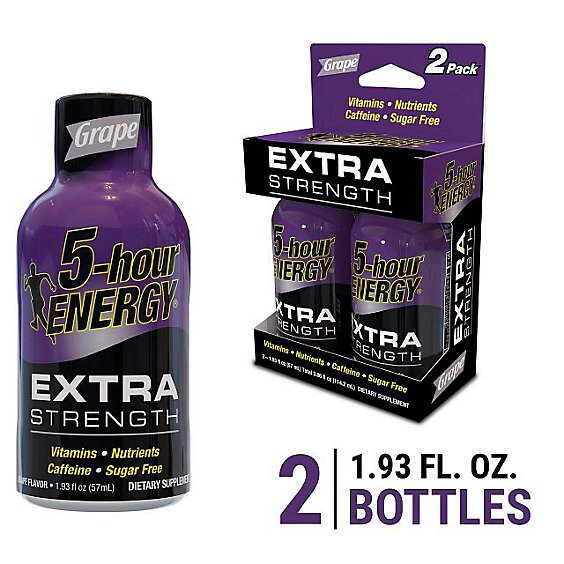 5-hour ENERGY Grape Extra Strength Shot - 2-1.93 Fl. Oz.