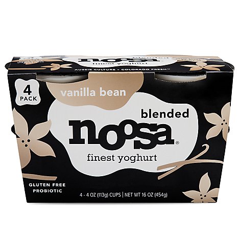 Noosa Yoghurt Finest Vanilla 4 Count - 16 Oz