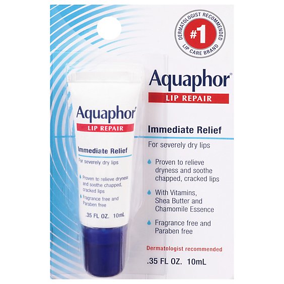 Aquaphor Lip Repair For Severely Dry Lips - 0.35 Fl. Oz.