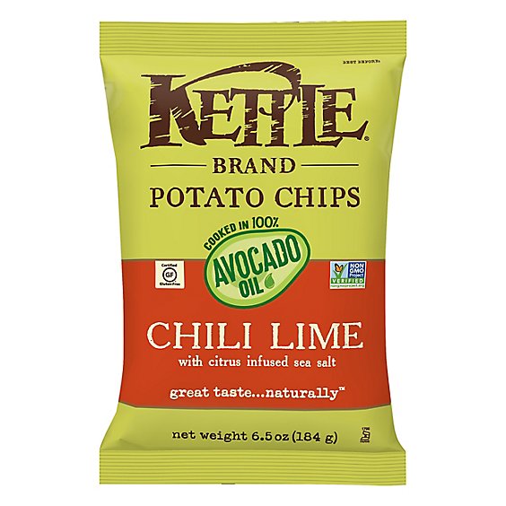 Kettle Potato Chips Chili Lime - 6.5 Oz