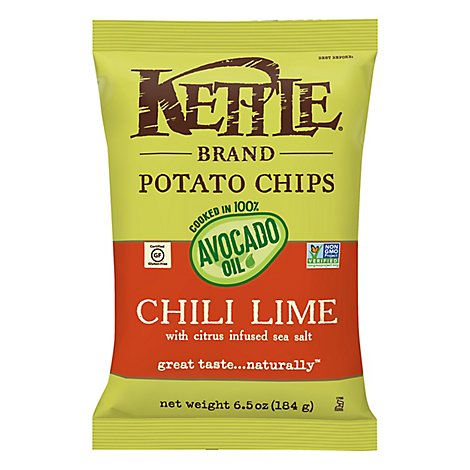 Kettle Potato Chips Chili Lime - 6.5 Oz