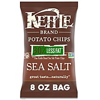 Kettle Brand Sea Salt Potato Chips - 8 Oz - Image 2