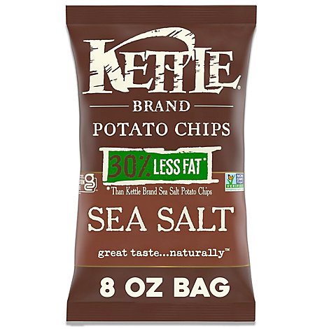 Kettle Potato Chips Sea Salt - 8 Oz