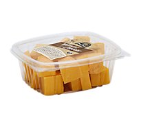 Boars Head Cheese Cheddar Vermont Yellow Cubes 0.50 LB