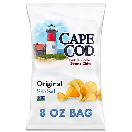 Cape Cod Potato Chips Kettle Cooked Original - 8 Oz - Image 2