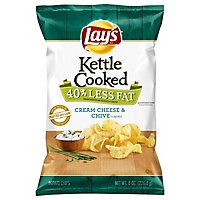 Lays Potato Chips Kettle Cooked Cream Cheese & Chive - 8 Oz - Image 3