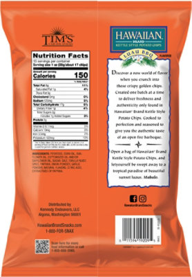 Hawaiian Potato Chips Sweet & Spicy Luau BBQ - 15 Oz - Image 6
