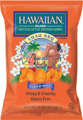 Hawaiian Potato Chips Sweet & Spicy Luau BBQ - 15 Oz - Image 2