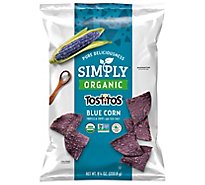 TOSTITOS Tortilla Chips Simply Organic Blue Corn - 8.25 Oz