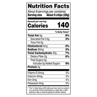 TOSTITOS Tortilla Chips Simply Organic Yellow Corn - 8.25 Oz - Image 3