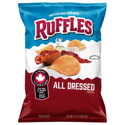 Ruffles Potato Chips All Dressed - 8.5 Oz