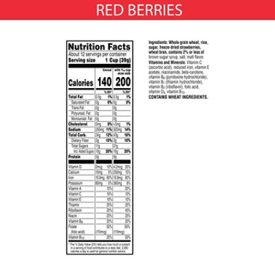 Special K Breakfast Cereal Made with Real Strawberries Red Berries - 16.9 Oz - Image 4