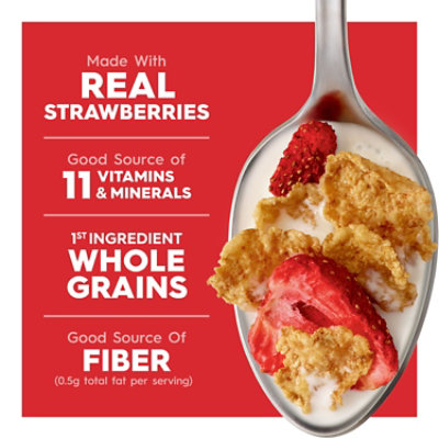 Special K Breakfast Cereal Made with Real Strawberries Red Berries - 16.9 Oz - Image 5