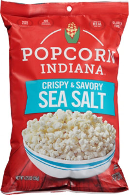 Popcorn Indiana Popcorn Sea Salt 4.75 Oz balduccis