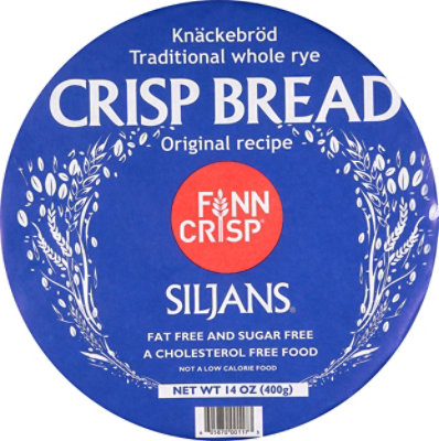 Finn Crisp Siljans Whole Rye Original Crispbread - 14 Oz - Image 1
