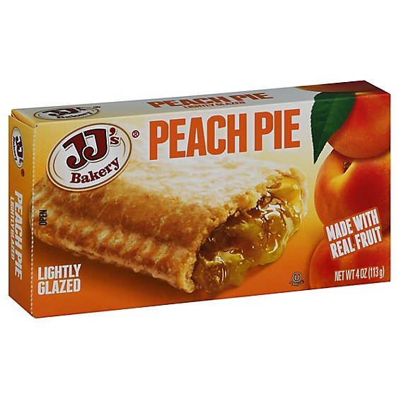 Jjs Bakery Peach Pie - 4 Oz