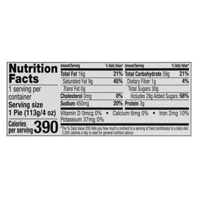 Jjs Bakery Peach Pie - 4 Oz - Image 4