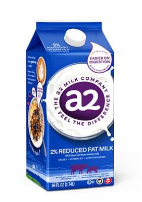 a2 Milk 2% Reduced Fat Milk - Half Gallon - Image 4