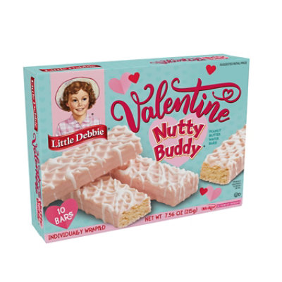 Little Debbie Be My Nutty Bars Valentine - 7.56 Oz