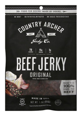 Country Archer Beef Jerky Original - 3 Oz - Image 1