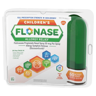 FLONASE Allergy Relief Childrens Metered Spray 60 Sprays - 0.34 Fl. Oz.